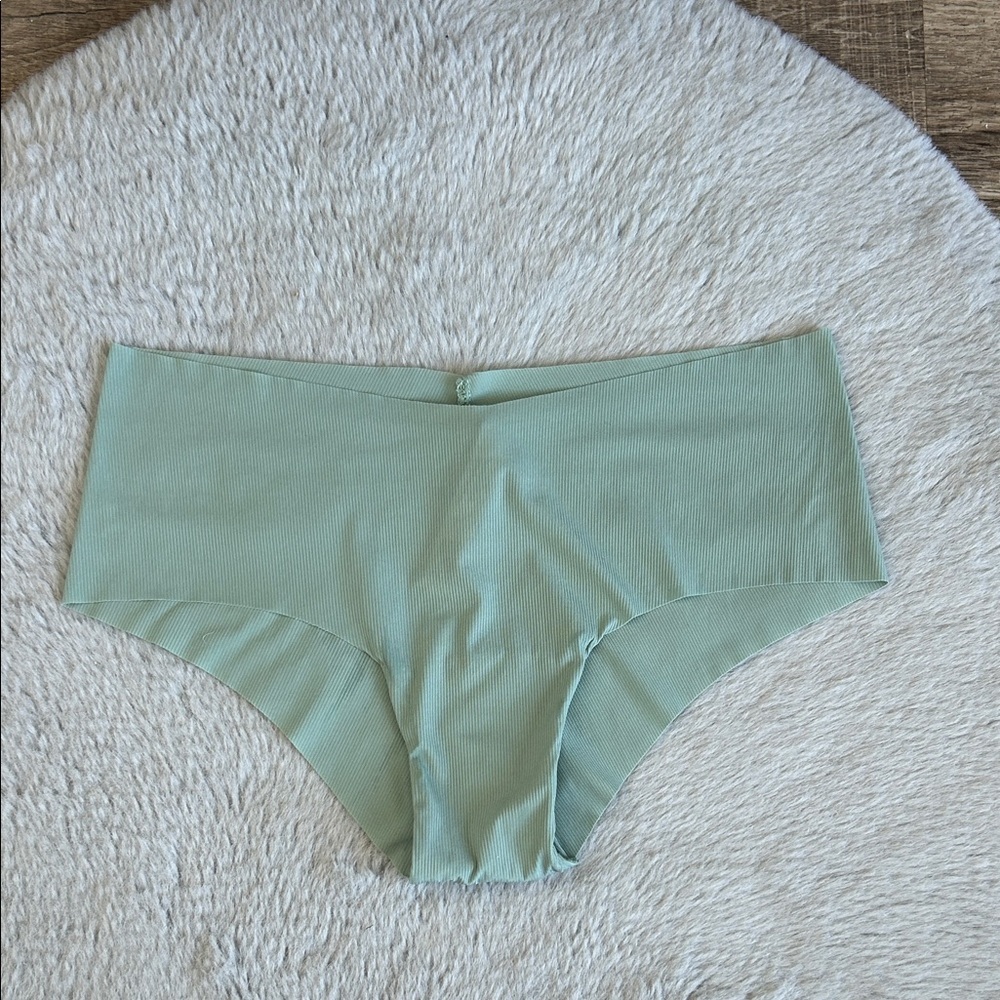 Victoria's Secret Mint Green No Show Panty S